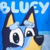 Piżama Bluey Piesek coral fleece niebieska 